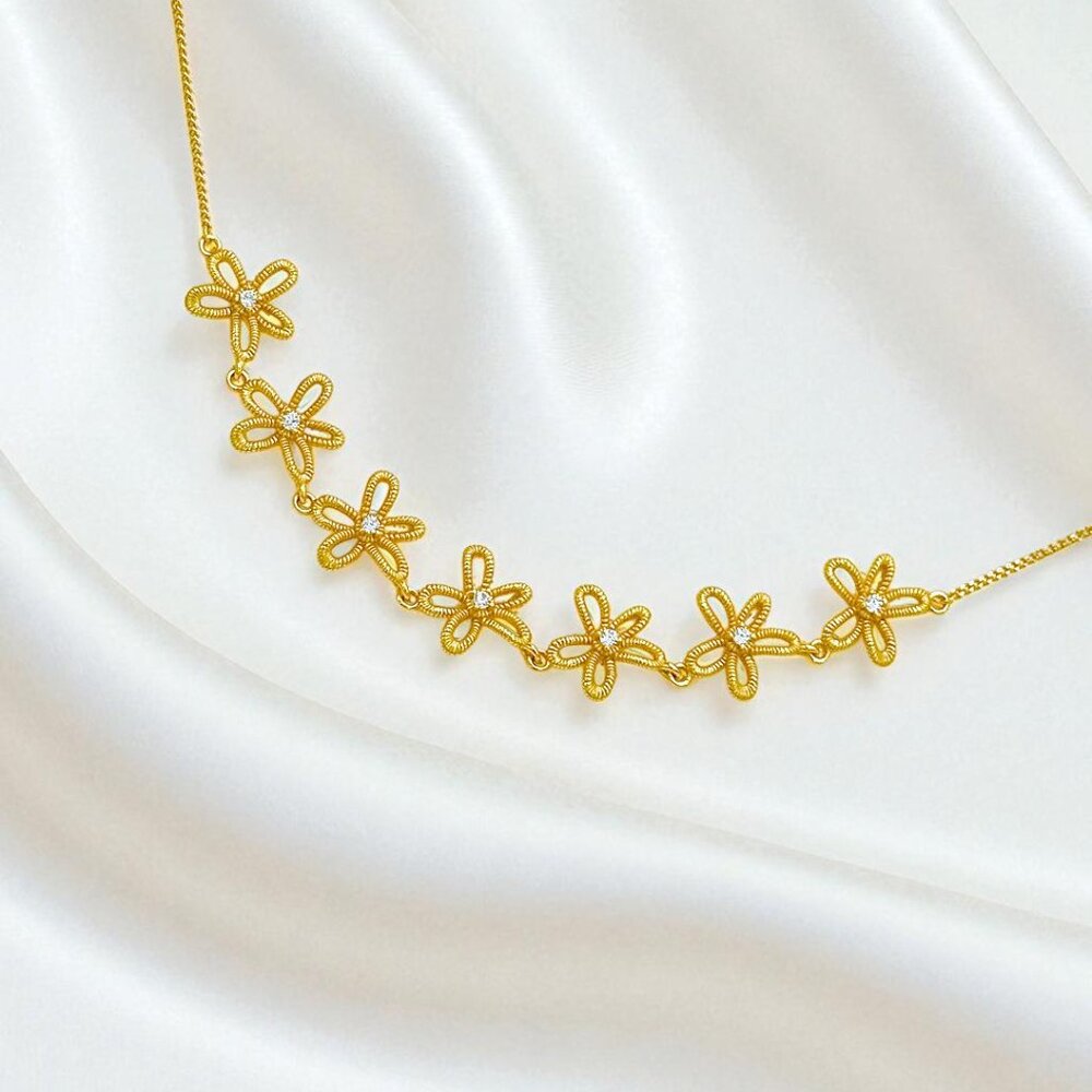 Gold Sparkle Petite Chain - Everbloom